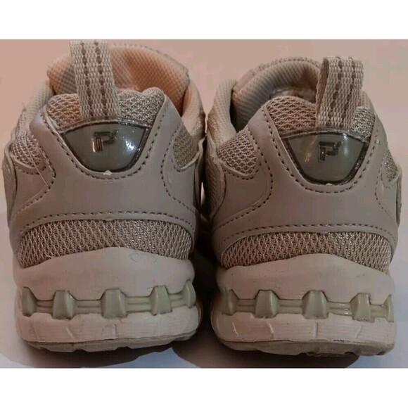 Propet Beige Double Strap Comfort Athletic Shock Absorbing Tennis Shoe - Picture 12 of 16